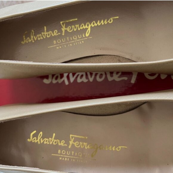 Brand New Salvatore Ferragamo liceo Women sz 5.5 b Tan Deserto Calf shoes - Picture 6 of 9